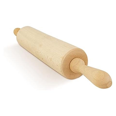 SOHFA Nudelholz mit Metallachse aus 100% FSC® Buchenholz | Teigrolle made in europe | 43cm Teigroller als Backzubehör | stabiler Holz-Küchenhelfer zum Ausrollen Cover