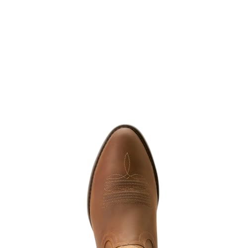 Ariat Women's Heritage R Toe Tall Stretchfit Western Boot, Distressed Brown, 94