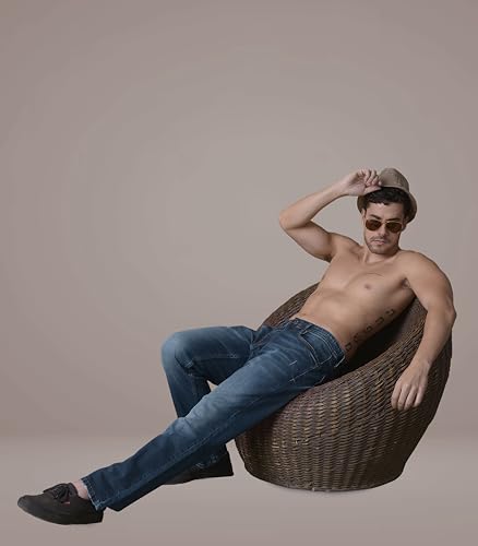Image of i'sol Men's Premium Baggy Jeans | Loose FIT Jeans | Light Stretch | Baggy Jeans for Men | Casual Denim