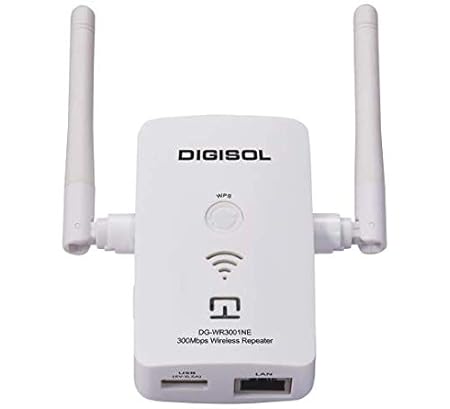 Digisol DG-WR3001NE 300Mbps Wireless Repeater (White)