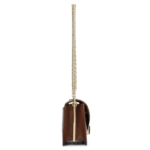 Image of Da Milano Leather Shoulder Bag for Women (00373OL)