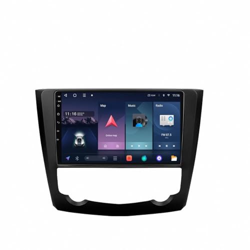 Navegador GPS Renault Kadjar 2015 2016 2017 2018 2019 con pantalla táctil 1G+16G y mapas UE
