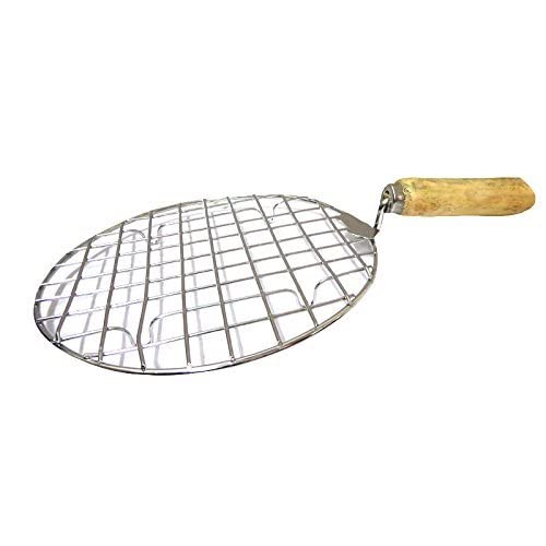 NPRC Stainless Steel Pappad,Roaster and Phulka Maker (31x19x1 CM)-image-31