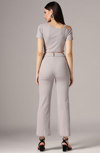 Image of TOPLOT co ord Set for Women Solid Top and Bottom