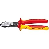 Knipex 7408200SBA 8-Inch High Leverage Diagonal Cutters - 1000 Volt