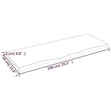 Zoom IMG-1 buzaza piano bagno marrone chiaro