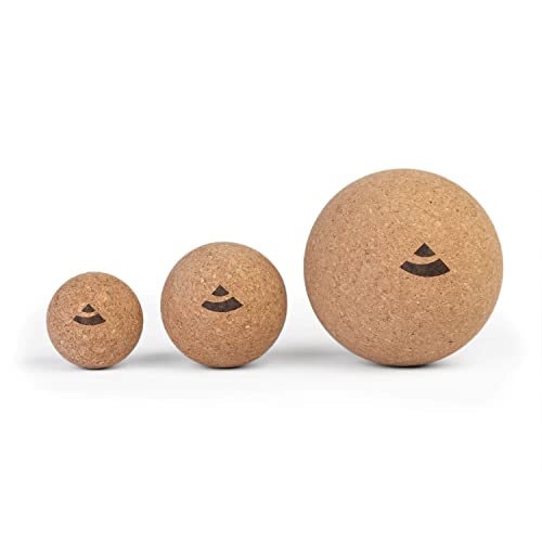 Bola Lacrosse p/Liberação Miofascial Massageadora Eco Cortiça Natural