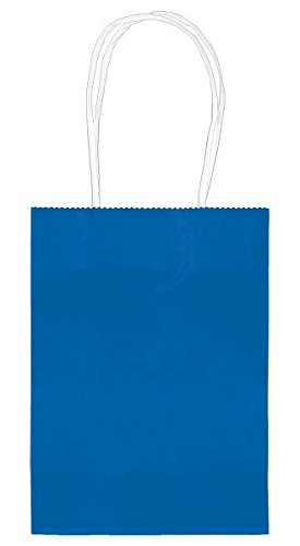 Bright Royal Blue Kraft Paper Party Favor Bags - 5", 1 Piece - Perfect for Color-Themed Events & Giveaways