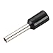 Baomain AWG 10/6.0mm² Wire Copper Crimp Connector Insulated Ferrule Pin Cord End Terminal E6018 Black Pack of 100