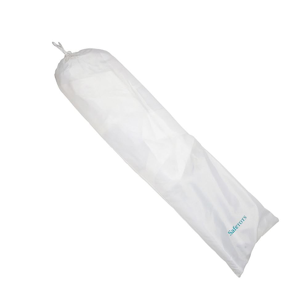 Safetots Extra Breed Bedhek Wit 140cm Breed x 50cm Hoog, Peuter Bedhek voor Veiligheid, Veilig Kinder Bedhek