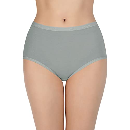 Image of Amante Solid Cotton Full Brief Panty Pack(Pack of 3)
