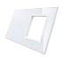 Produktbild LIVOLO Nur Glasblende 2 Fach Glasrahmen Rahmen Glas VL-C7-C2/SR-11-A Weiss
