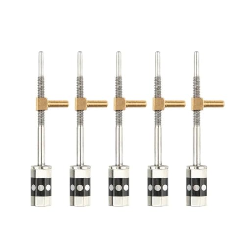 5pcs 4/4 Violin Bow Frog Screws With Eyelets For Viola Accessories(5)