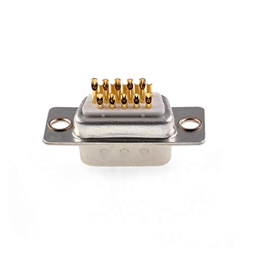 10 sets conector VGA macho DB15 con cubierta plástica miniatura 4