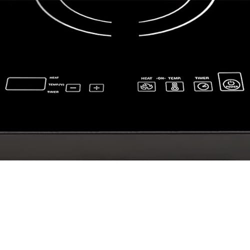True Induction Ti-1B Single Burner Counter Inset Energy Efficient Induction Cooktop, Black #TOP2