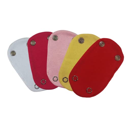 Extensor de Body 2 Botões Kit 5 Un Alongador de Body Menina Botão Pressão