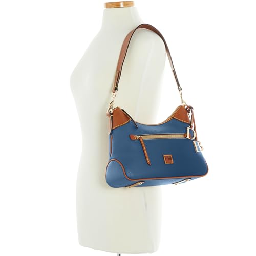 Dooney & Bourke Shoulder Bags for Women, Pebble Grain Leather Hobo Bag with Charms4