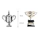 SUNIFA Mini Tennis Champions Trophy(4Pcs) 16cm/6.3in Men's Championship Trophies Collectibles Tennis Fan Gifts Souvenirs Home Display Decorations