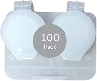 Vista 3 de Deep Well Flip-top Clear Estuches para lentes de contacto (2)