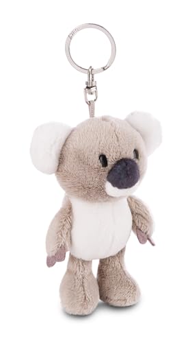 Schlüsselanhänger Koala 10cm grau - Plüsch-Begleiter Kuscheltieranhänger mit Schlüsselring für Schlüsselband, Schlüsselbund & Schlüsselhalter