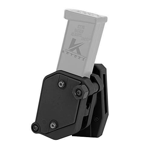 Krydex Ipsc Uspsa Idpa Competition Shooting Multi-Angle Adjustment Speed Shooter's Pistol Magazine Pouch Mag Holster Holder (Bk 4 Pcs) #TOP1