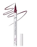 Colored Liquid Eyeliner Pen, Plum Waterproof Waterline Long Lasting Smudge-proof Eye Liner Pencil, High Pigmented Quick Drying Colorful Matte Eyeliner Pencils for Women, Christmas Makeup Gifts-04