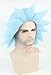 Jsmhh Peluca corta azul for Cosplay Rick WIG inspirada en Rick y...