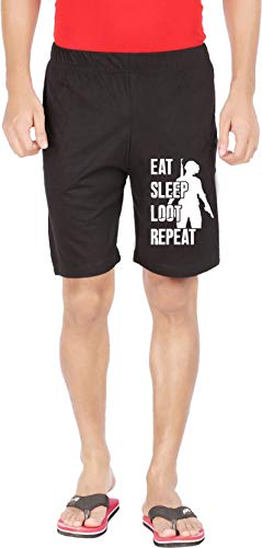 Image of Men's Graphic Printed Cotton Shorts (Pack of 1)