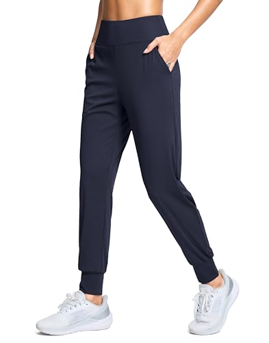 Image of SANTINY Women's Joggers Pants with Pockets Lightweight High Waisted Athletic Gym Workout Pants for Women Yoga Travel