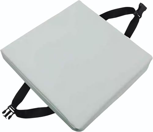 Cojín de asiento cuadrado impermeable de 33x33x5 cm con funda extraíble lavable 2