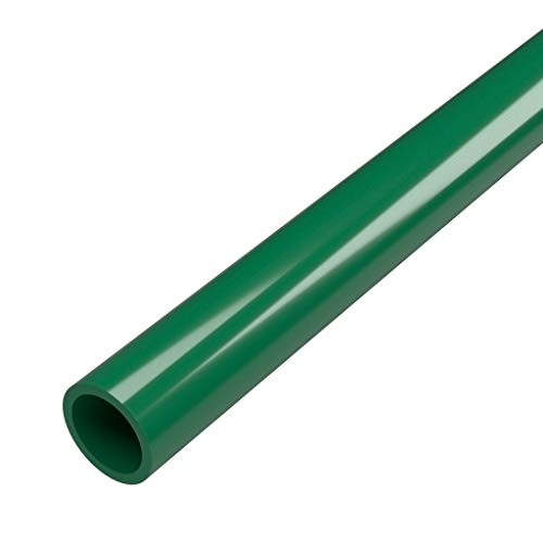 FORMUFIT P012FGP-GR-5 Schedule 40 PVC Pipe, Furniture Grade, 5', 1/2