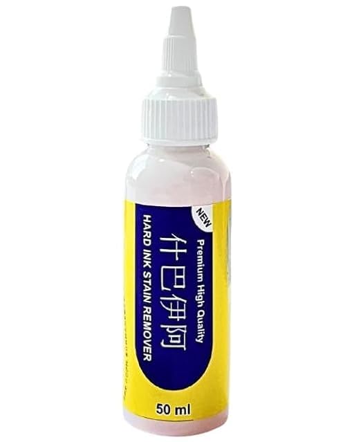 Ink Stain Remover for Clothes 50ml, Pen Mark Cleaner for Shirt, Fabric & Uniform, Removes Ballpoint, Gel & Sketch Ink, Easy to Use-image-46