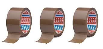 5 Rollen TESA braunes Klebeband Paketband Paketklebeband 66m x 50mm tape