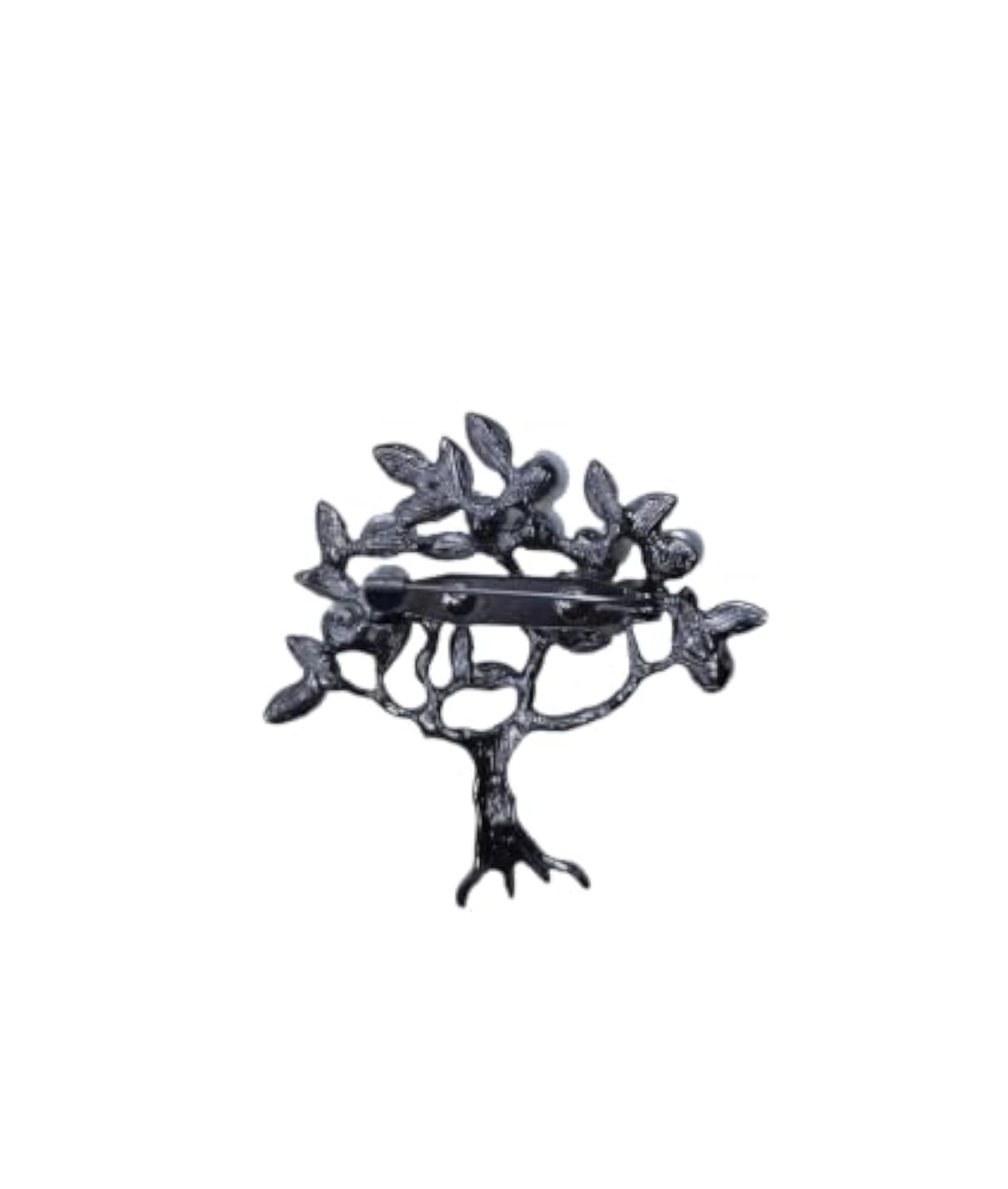 Men's Tree of Life Pearl Brooch Pin