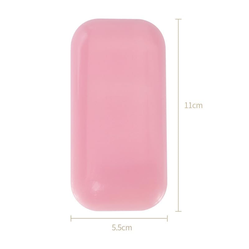 ANNAFRIS Eyelash Extensions Holder 5Pcs Reusable Silicone Forehead Pallet Sticking Eyelash Pad Silica Gel Lash Extension Tray Holder(Forehead Pad-Pink5) - Image 4