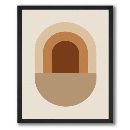 ALPINE INK CO. Modern Abstract Glossy Poster - Soft Arch