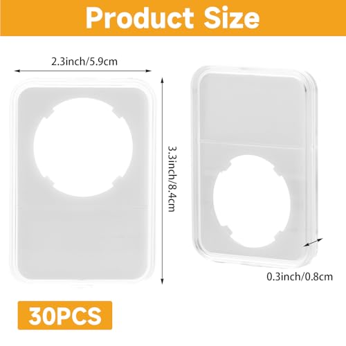 30 piezas y soporte para monedas de 38mm miniatura 2