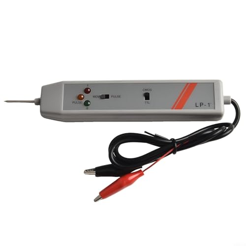 WIIYENA High Frequency Logic Probe for TTL DTL CMOS, Pulse Memory Electrical Tester, State Indicator for Digital Circuits LP-1