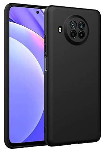 Image of Mobile Back Cover Case for Xiaomi Mi 10I (Silicone Case|CameraProtection|Black SC1510)