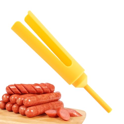 Wurstspieß | Grillwerkzeug – Hochtemperaturbeständiges, tragbares Grillutensil für Hinterhof, Grillen, Picknicks, Camping-Partyzubehör – PP 19 cm, 16 g, leicht zu reinigen