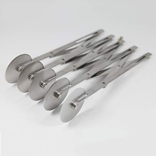 Ideal cortador de massa de biscoito de aço inoxidável para pizza, brownies de bolo, cortador de mass