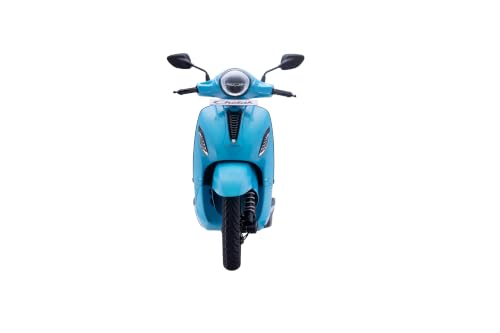 Image of Chetak C3001 by Bajaj Auto High Speed Electric Scooter with charger - Azure Blue - Ex-Showroom