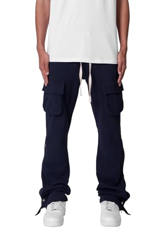 mnml Men's Snap Front Fleece Cargo Pants
