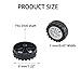 30PCS Toy Car Wheel 2mm Dia Shaft Plastic Car Wheel with 15PCS Metal Shaft Axles for RC Car Truck Robot DIY Model Toy Building Projects (Style 1)