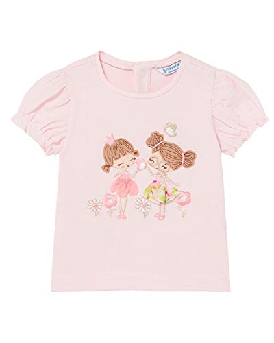 T-Shirt Stampata da Bimba, 6 Mesi (68), Rosa