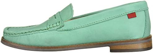 Marc Joseph New York Unisex Kids Boys/Girls Leather East Village Loafer, Turquoise Nubuck, 5 M US Little | Image 7