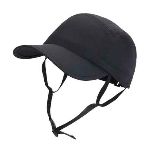 Chapeau de soleil sport en nylon séchage rapide avec sangle de cou réglable