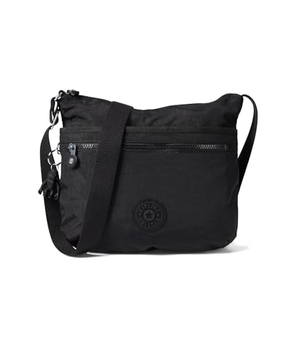 Image of Kipling Womens Arto Crossbody Bag, Black Noir, 11.25 L X 10.25 H X 1.5 D US
