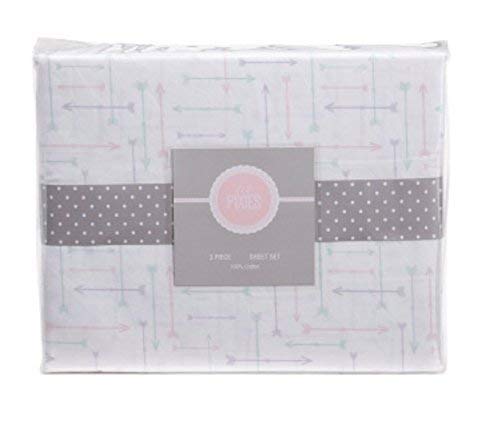 LIL' PIXIES Arrow 100% Cotton Three (3)-Piece Twin Sheet Set