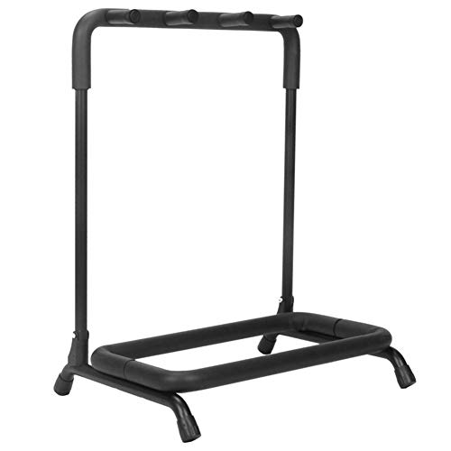 Doubleblack Universal Guitarra Soporte Plegable Soport Guitar Portátil pie de Guitarra de Tres Metal Negro